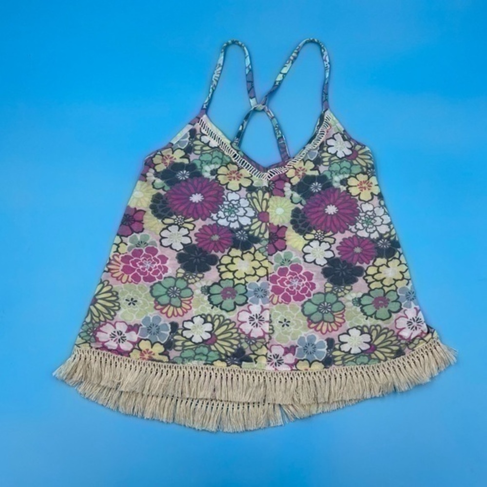 Xhilaration Floral Tank Top